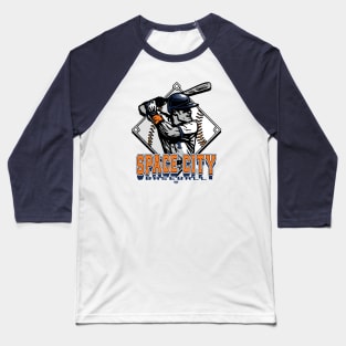 Space City Forever Baseball Diamond Baseball T-Shirt